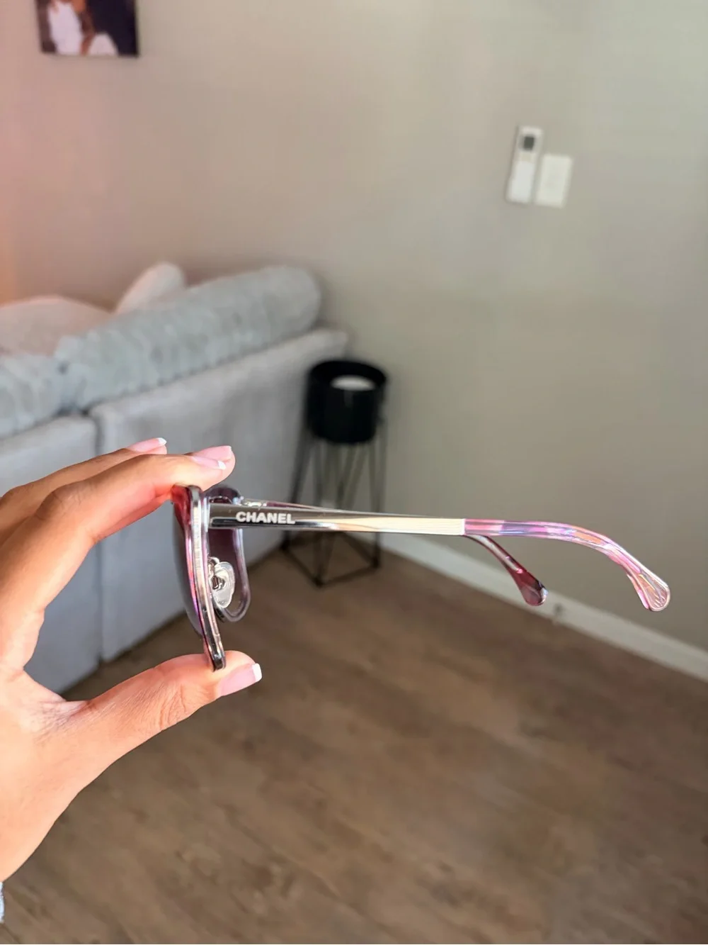 Chanel Women’s Pink Gradient Cat-Eye Sunglasses